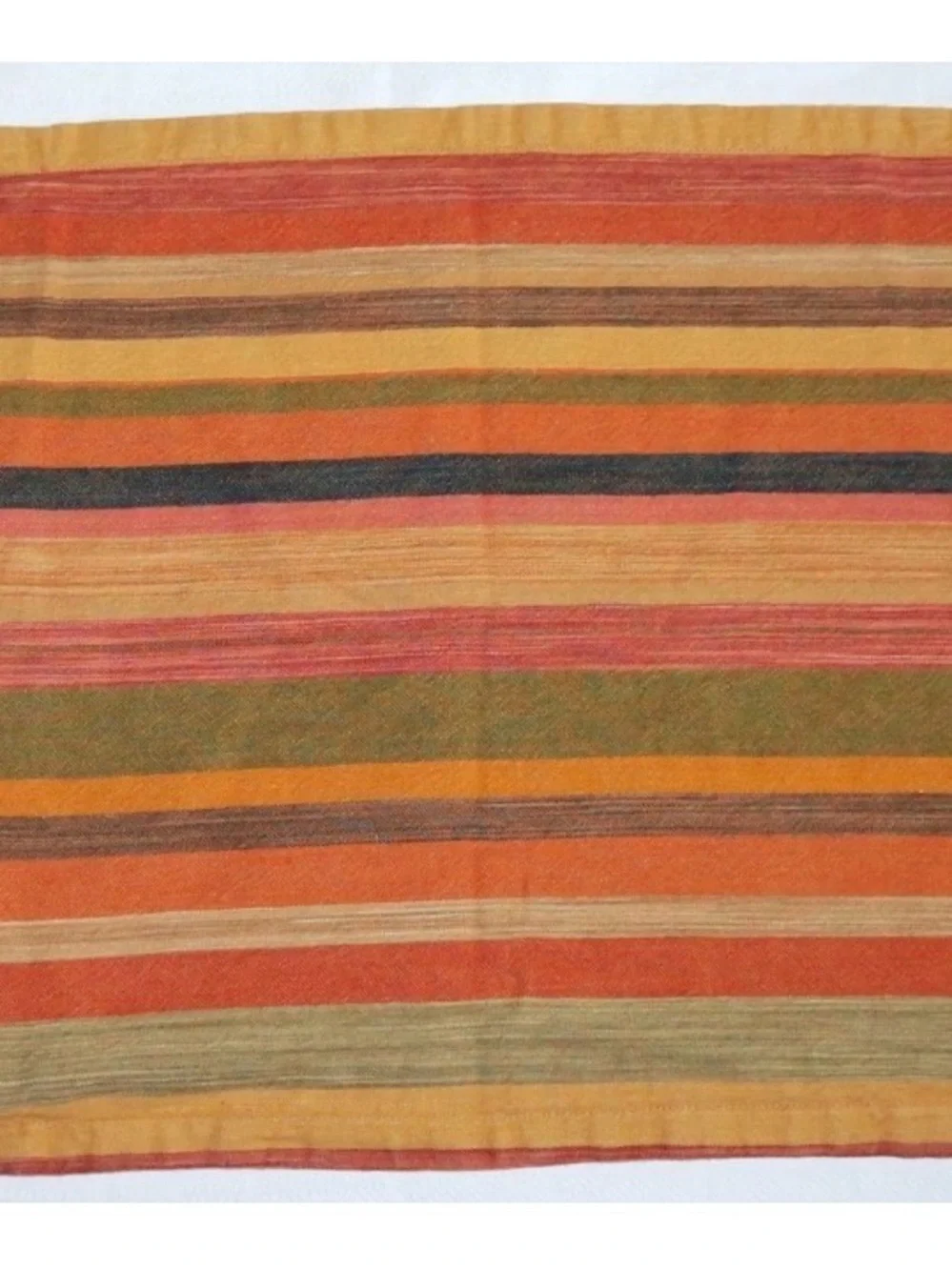 Pottery Barn Logan Stripe Sham in Rust, Mustard, Navy